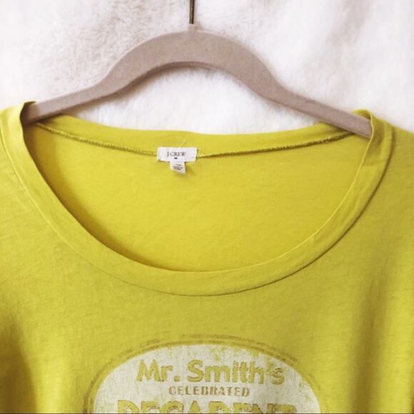 J. Crew Yellow Mr. Smith’s Decadent Mints Shirt - Picture 9 of 14